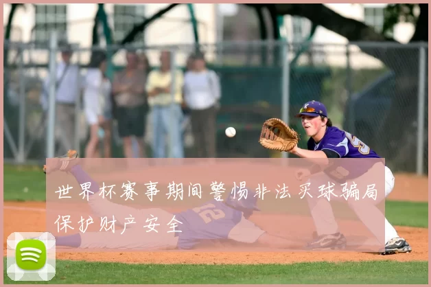 世界杯赛事期间警惕非法买球骗局保护财产安全