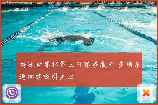 游泳世界杯第三日赛事展开 多项角逐继续吸引关注